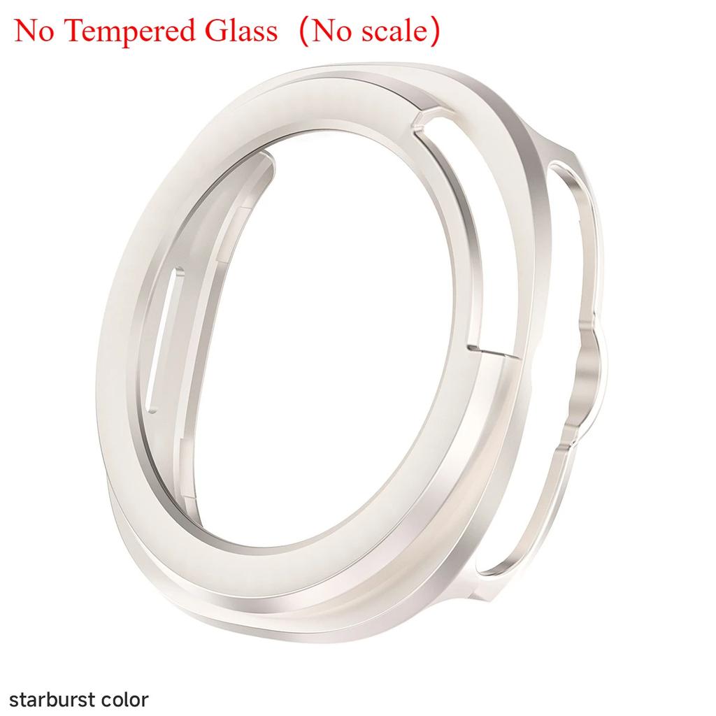 Protector Case For Samsung Galaxy Watch 8 Classic PC Hollowed Cover Protective Bumper Shell Tempered Glass Screen Accessories