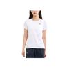 Under Armour Logo Print Casual Crew Neck Short Sleeve T-Shirt Women T-Shirt White 1384231-100