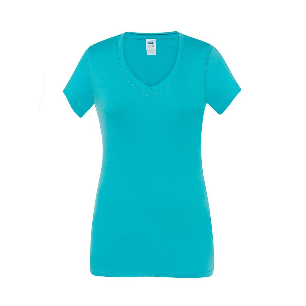 JHK Womens/Ladies Sicilia V Neck T-Shirt