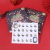 Christmas Advent Calendar Craft Set Christmas DIY Beaded Necklace with 22 Beads and 2 Chain Countdown Calendars