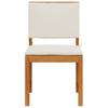 Garden Chair with Cushion 2 Pcs Brown Solid Acacia Wood