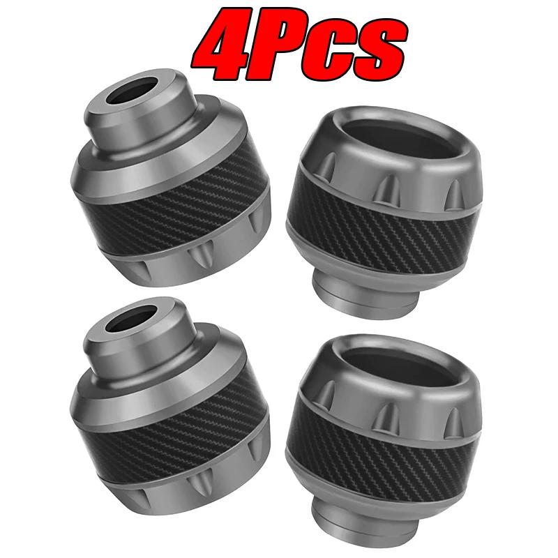 2/4Pcs Aluminum Alloy Motorcycle Crash Protector Scooter Wheel Front Fork Frame Falling Protection Pads Sliders Moto Exterior