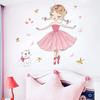 1Pc Cartoon Cute Cat Girls Furniture Wall Stickers Kids Room Decor Wall Decals Home Decoration Children's Room Living Room