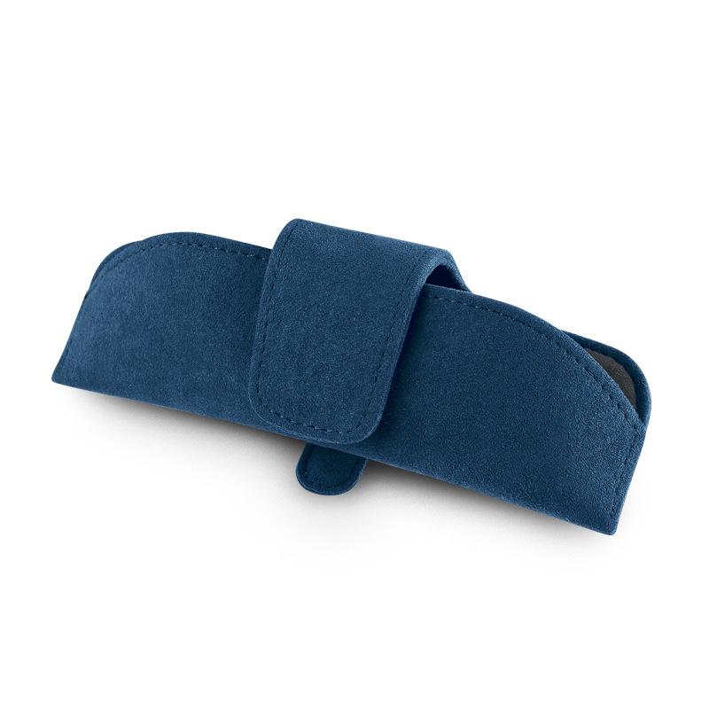 Car Sun Visor Suede Sunglasses Storage Box Clip