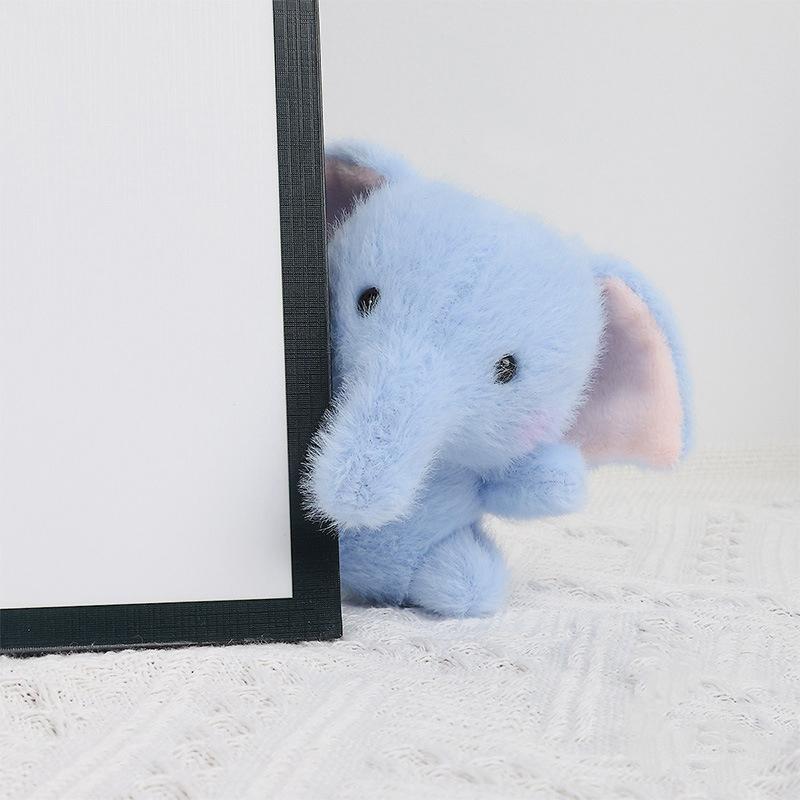 Trendy Elephant Plush Keychain For Woman With Cute Charm, Bag Charm Decorative Accessory For Keys, Bags & Backpacks Gift