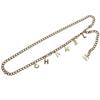 Chanel Necklace Gold Metal Women