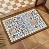 American Retro Non-Slip Diatomaceous Earth Floor Mat - Wear-Resistant Entrance and Bathroom Mat