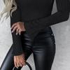 T-shirt Tops Women 2024 Spring Winter Sexy Basic Shirt Fashion Long Sleeved Tee Femal Clothing Y2K Pullover Korean Blouse M XL