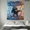 Tom and Jerry B Wall Hanging Printed Fabric Blanket Decorative Tapestries for Bedroom Living Room Home Decor