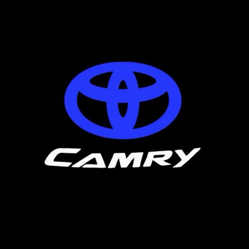 BAWI7 2PCS Car Door Welcome Light Laser Projector Light Ground Light Warning Light for 2004-2021 Toyota Camry 6th/8th/9th Gen
