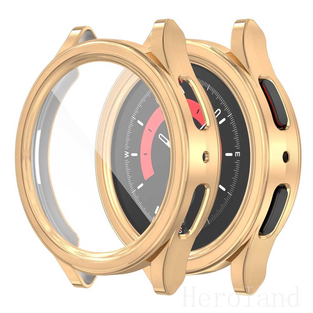 Full Protective Case Cover For Samsung Galaxy Watch 5 Pro 45mm SmartWatch Screen Protector Accessories Frame Cases Soft TPU Hot