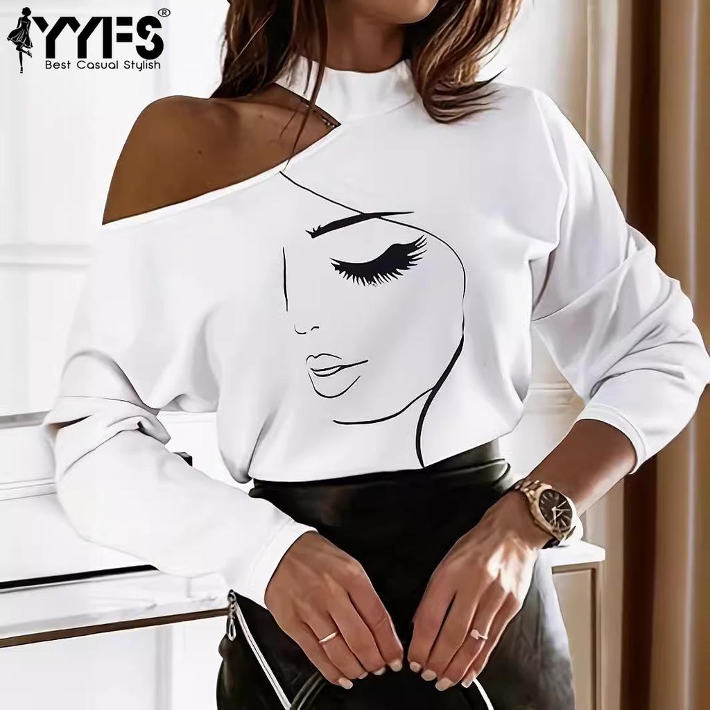 YYFS Women's Fashion Casual Spring Autumn Long Sleeve Half Turtleneck Blouses & Shirts
