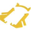 Zerodis Yellow Plastic Bee Honey Bucket Rack Holder Beekeeping Beekeepers Tool for Easy Pour Honey