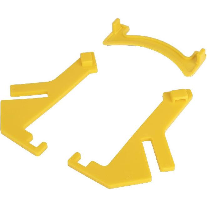 Zerodis Yellow Plastic Bee Honey Bucket Rack Holder Beekeeping Beekeepers Tool for Easy Pour Honey