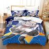 Cute Inoue Toro Bedding Set Single Twin Full Queen King Size Bed Set Adult Kid Bedroom Duvet Cover Sets 3D Anime Bed Sheet Set