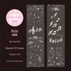 RetroStory Rainy Night Laser Scenery Journal Stickers Tape