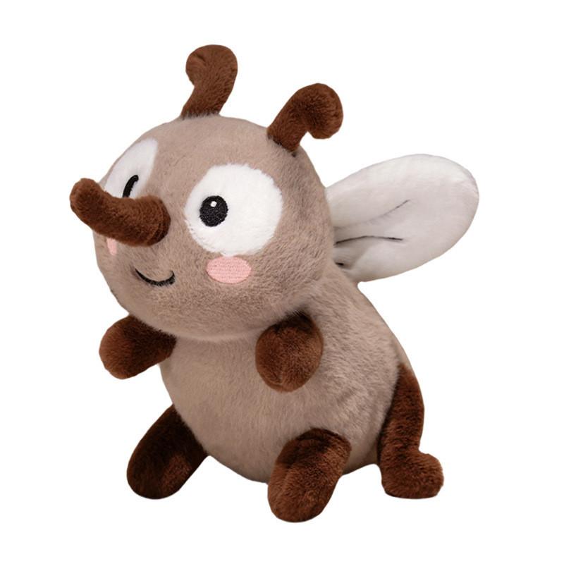 Cute Plush Mosquito Doll With Embroidery Design For Childrens Play Comfort And