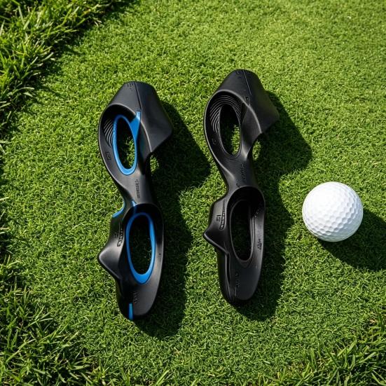 Golf Grip Trainer for Left & Right-Handed Golfers, Golf Training Aid for Correct Hand Positioning, Improve Swing Consistency, Muscle Memory, Golf Club