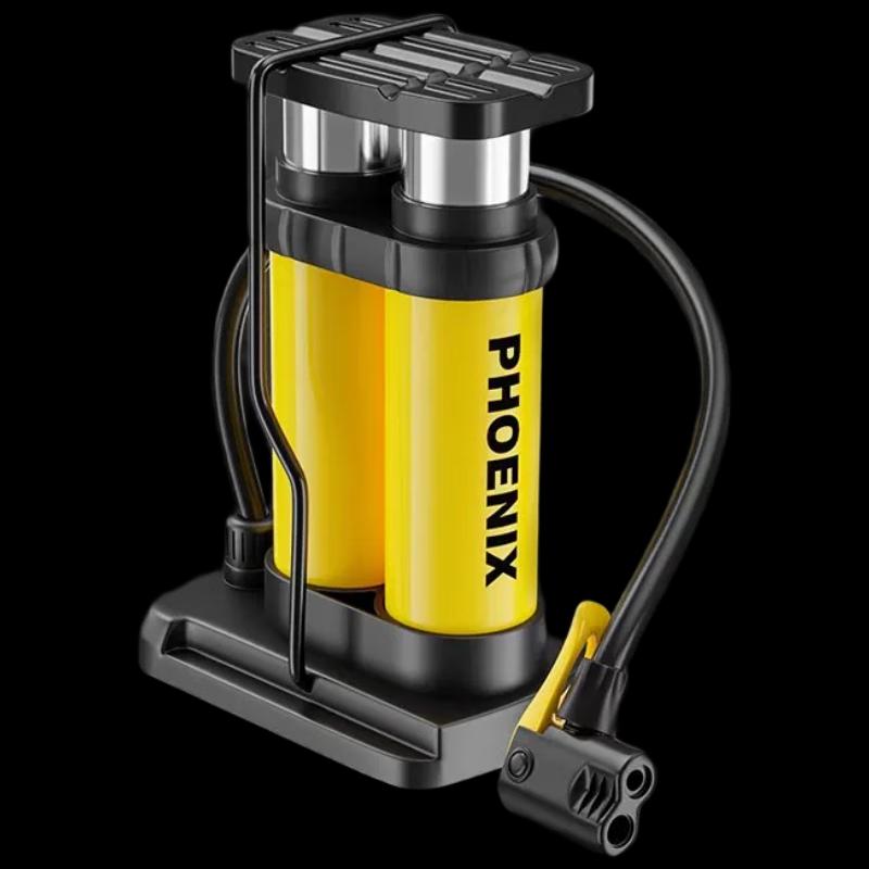 Li Shi Double-Tube High-Pressure Bicycle Pump 14.5x10.5x20