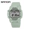 Sanda Unisex Multifunctional Electronic Sport Watch for Students