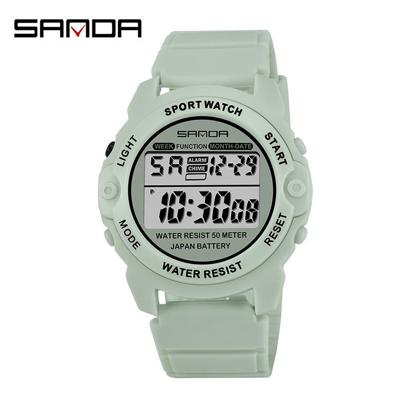 Sanda Unisex Multifunctional Electronic Sport Watch for Students