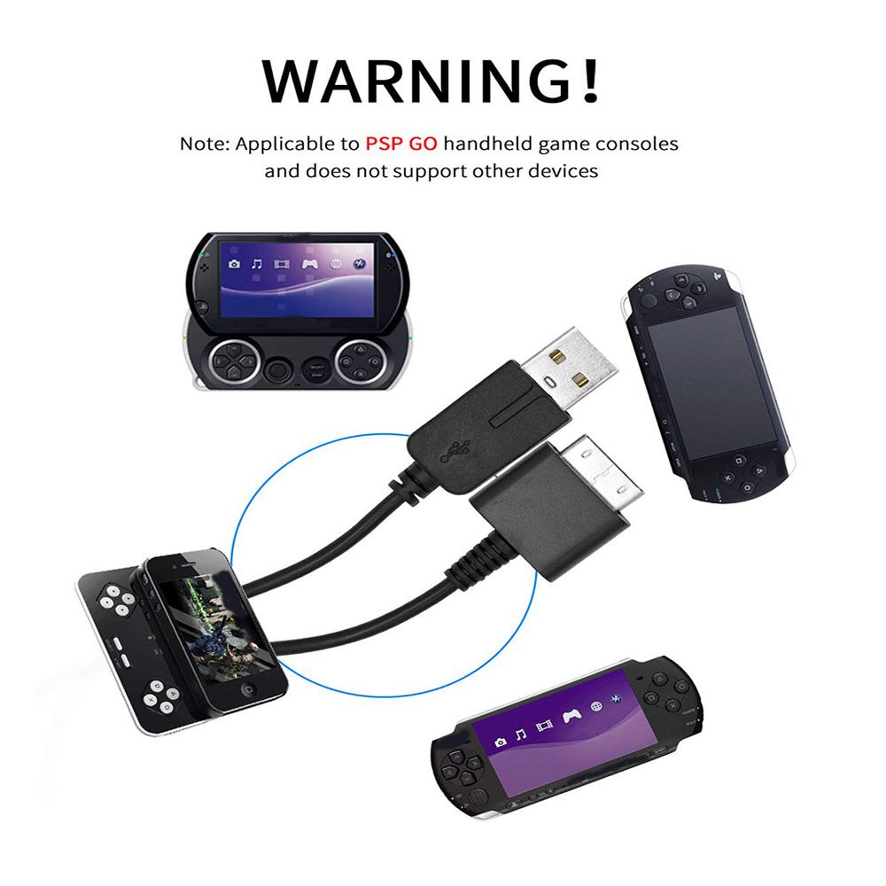 2 In 1 USB 2.0 Data Sync Transfer and Power Charger Cable Line 3.3ft For PSP Go
