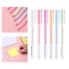6Pcs Dot Glue Pen Stick Press Type Easy To Use Multifunctional Stationery Supplies Stable