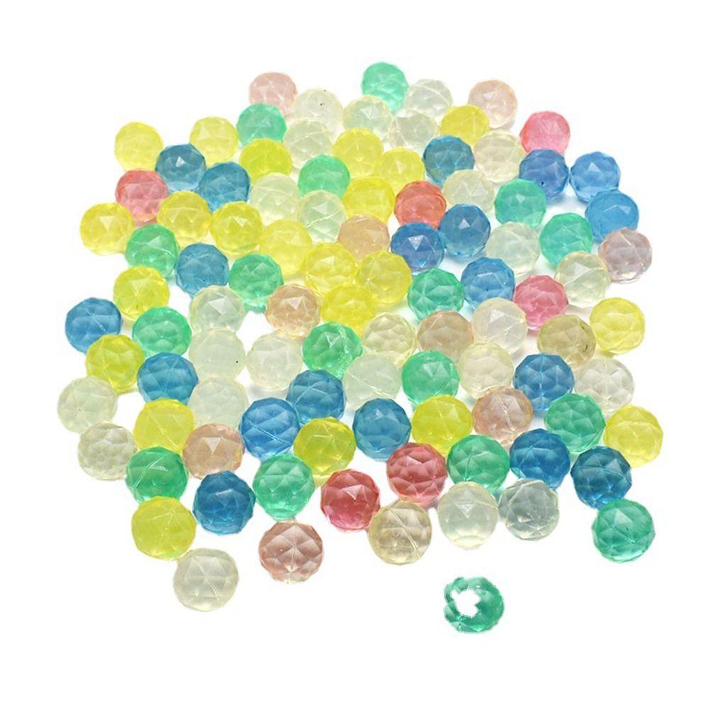 6Pcs Large Rubber Bouncy Ball Clear  Bouncy Ball Creative   Boys