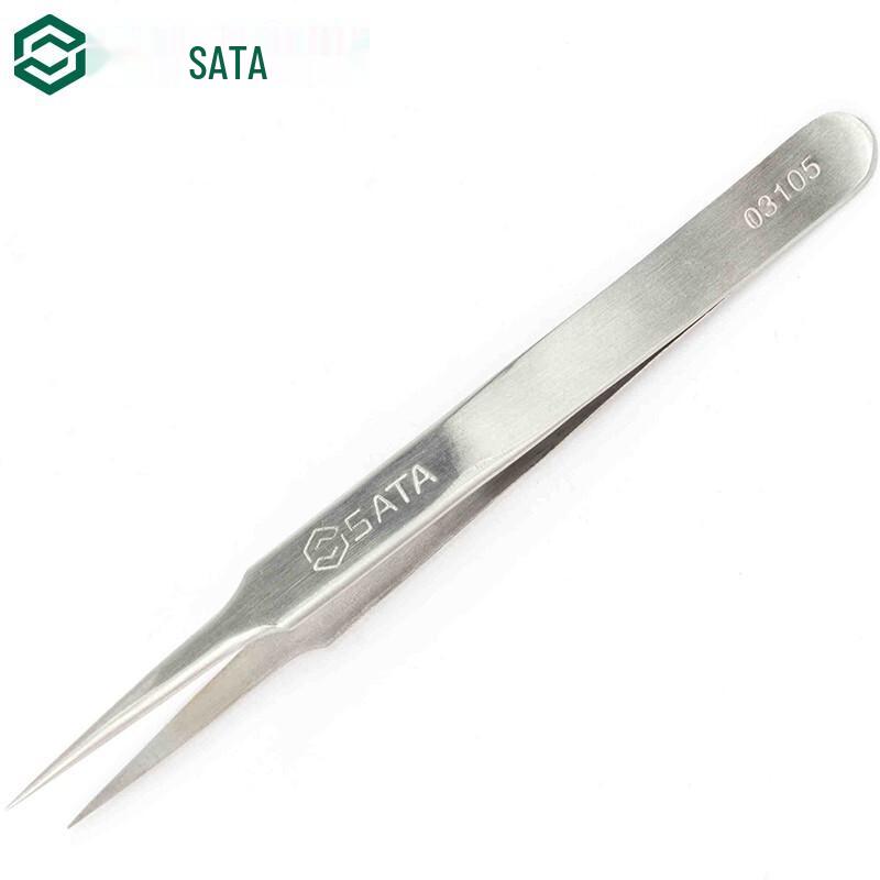 SATA 03105 Stainless Steel Precision Tweezers
