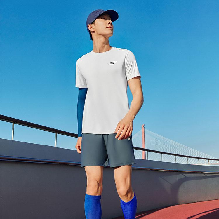 Skechers Comfortable Technology Collection T Shirt Men's Bright White P224M108-0019