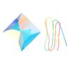 Crystal Prism Suncatcher for Window Hanging Ornament Faceted Crystal Prisms Pendant Rainbow Maker Prisms for Home Garden Decor Square Colorful