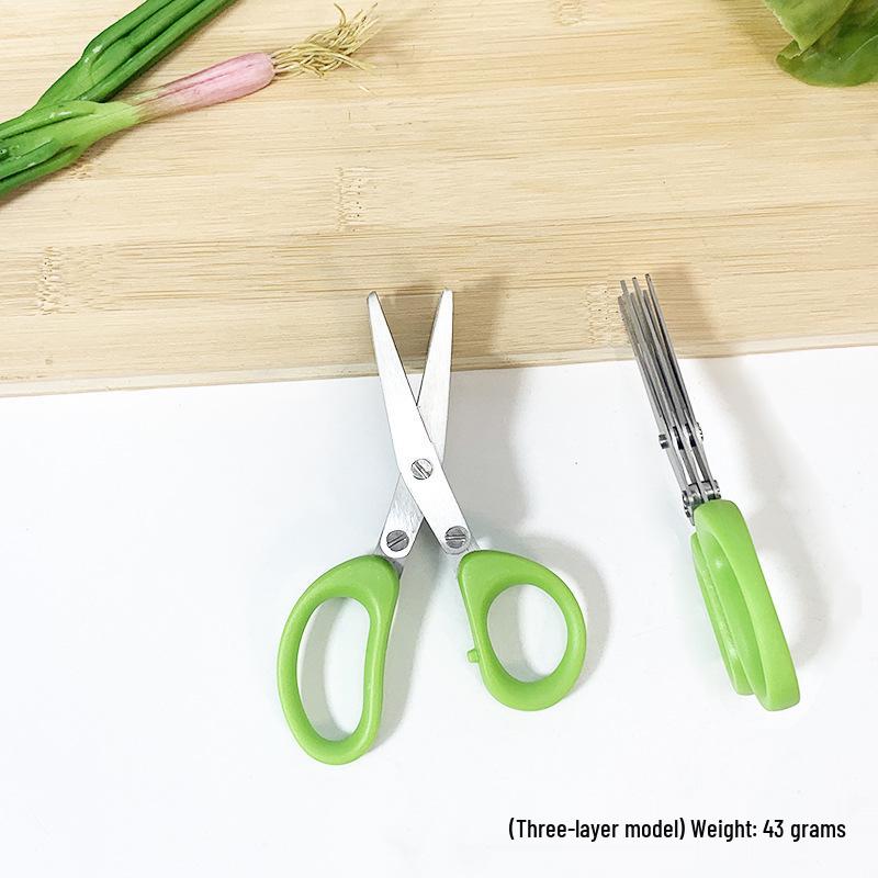 

Stainless Steel Multi-Layer Detachable Kitchen Scissors for Fruits, Vegetables, and Scallions