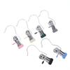 10Pcs Stainless Steel Clothes Pin With Hooks Laundry Clothes Pegs Hook Multifunctional Non Slip Hanging Clip For Socks Hats Pant