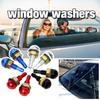 2pcs Fan-Shaped Wiper Jet Nozzle Cover Aluminium Alloy Windshield Water Sprayer Water Spout Outlet