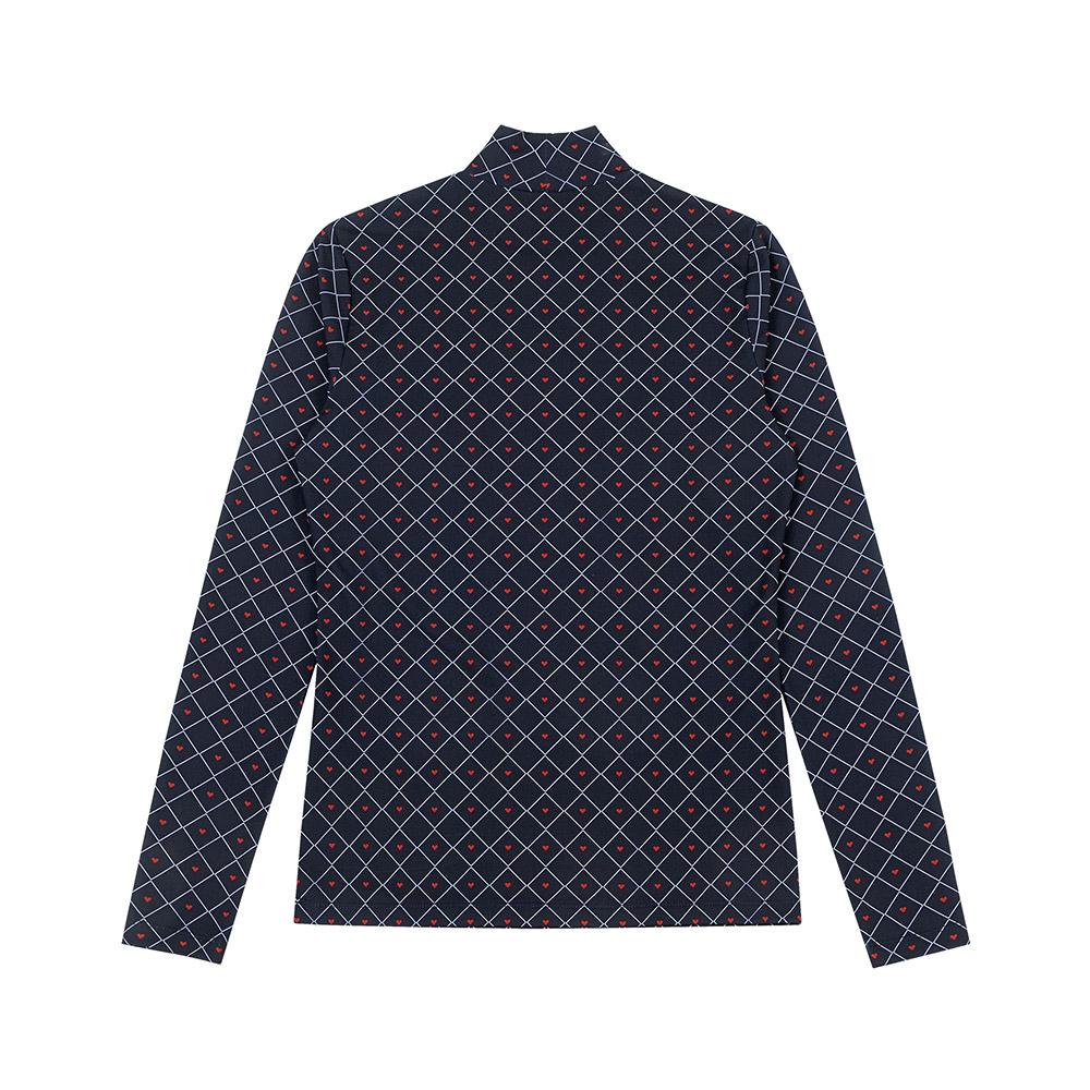 MARTINE GOLF Graphic Print Turtle T-Shirts_Navy