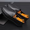 Leather Men Casual Shoes Slip On Formal Mens Loafers Luxury Brand Dress Shoes Comfortable Moccasins Soft Male Driving Shoes