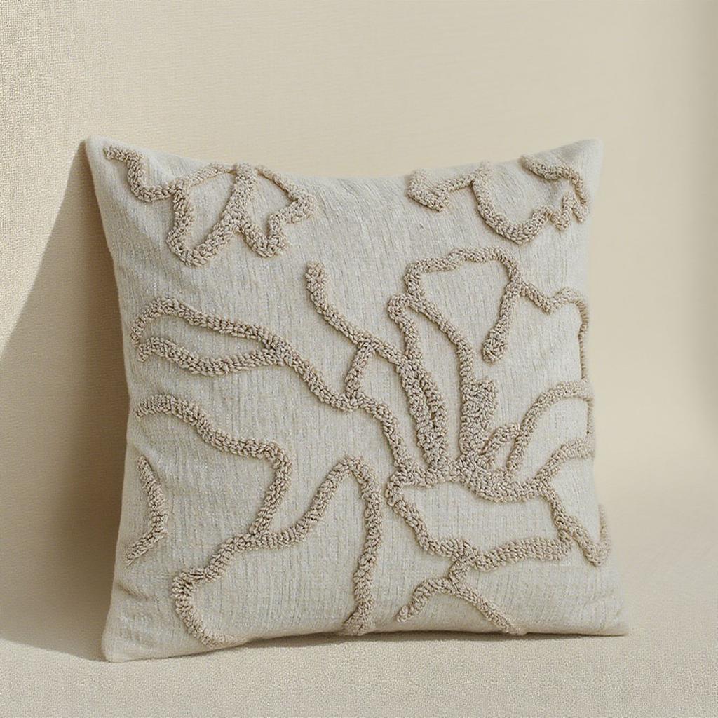 Modern Chenille Pillow Covers Minimalist Textured Sofa Cushion Cases Elegant Bedside Throw Pillowcase Chic Hotel Cushion Covers