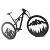 Metal Bike Wall Art Exquisite Fashionable Shatterproof Mountain Forest Bicycle Wall Decor for