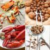 1/2pcs New Style Multifunctional Nut Cracker Tool Nut Sheller Walnut Clip Convenient to User for Pecans Almonds Brazil Nuts