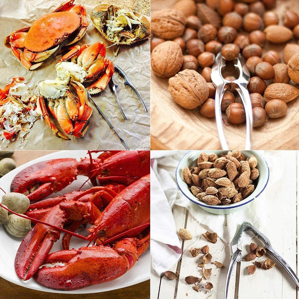 1/2pcs New Style Multifunctional Nut Cracker Tool Nut Sheller Walnut Clip Convenient to User for Pecans Almonds Brazil Nuts