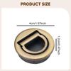 Pull Handle Easy Installation, Round, Zinc Alloy, 40mm Flush Latch Versatile for Locker Sliding