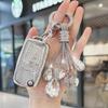 Car White Diamond TPU for Volkswagen Golf MK6 Polo Beetle Tiguan Touran Caddy Jetta Scirocco Remote Flip Folding Key Case Fob