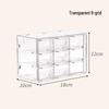 Transparent Jewelry Beads Storage Box with Drawer Compartments for DIY Crafts