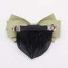 Korean Style Bow Flower Hair Net Bun Clip for Professional Work - HF315