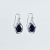 Natural Amethyst 925 Sterling Silver Earrings: Floral Jewelry
