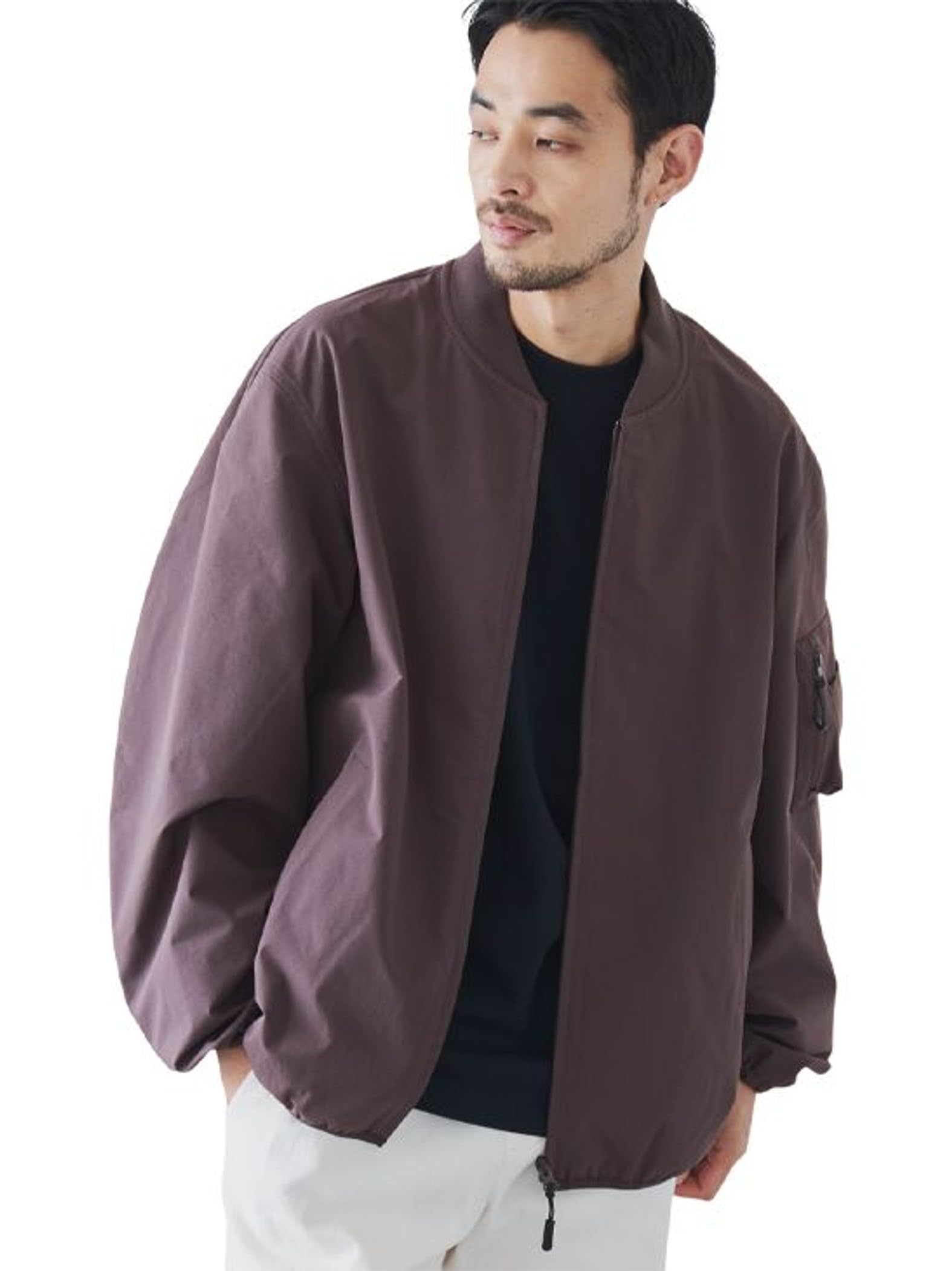 

Cohen Hiker Tech Blouson [Wrinkle-Resistant/Stretch/Water-Repellent/Washable] 75606000003 2990 DK.BROWN(29) XL