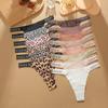 3Pcs/Set Low Waist Sexy Panties Women Thongs Rhinestones Letter G-string Sports Thong Shorts Briefs T-back Size XS-XL