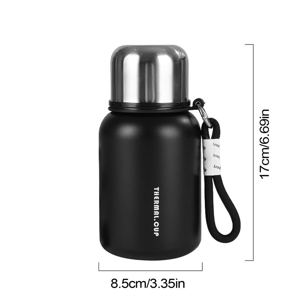 Isolierter Becher Isolierter Getränkebecher Tragbare Sport-Wasserflasche Kleiner Edelstahl-Trinkbecher Für Klassenzimmer Fitnessstudio