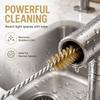 5pcs Test Tube Cleaning Brass Cylinder Wire Tube Pipe Cleaning Brush Cleaning Tool  Rust Removal
