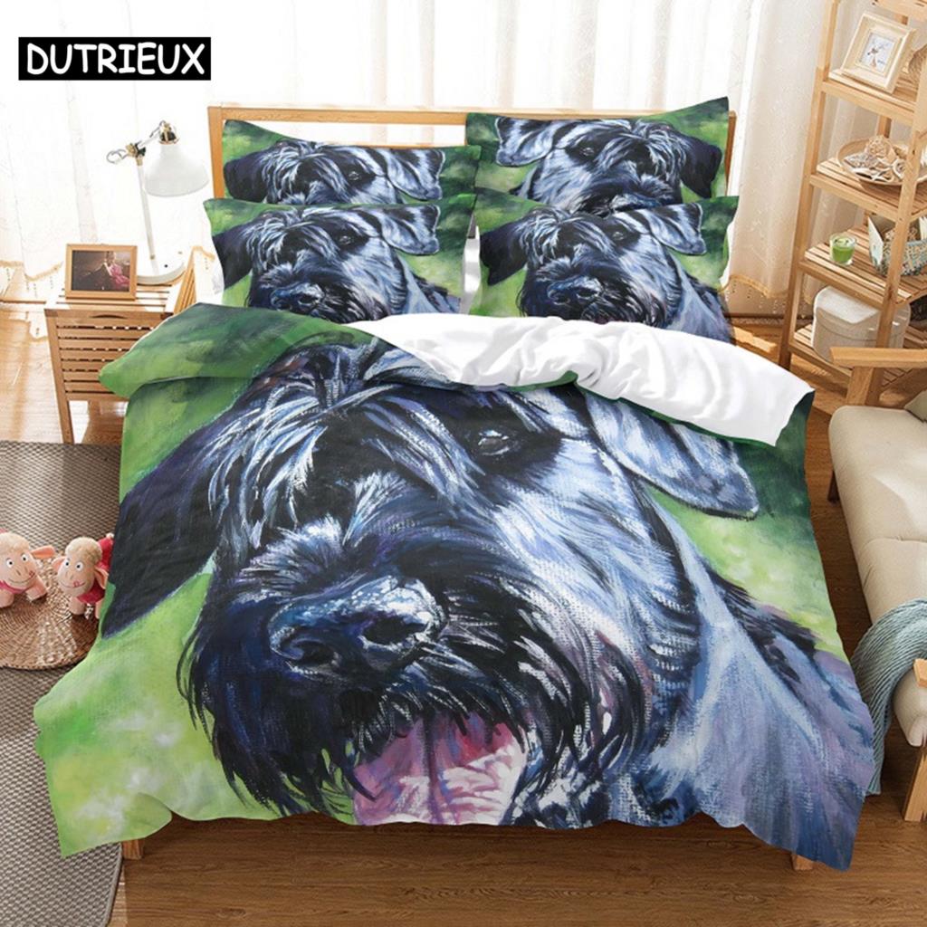 Precioso Juego de Cama para Perro Juego de Funda Nórdica Ropa de Cama 3D Impresión Digital Ropa de Cama Tamaño Queen Diseño de Moda